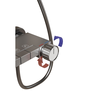 Nowoczesny zestaw Prysznicowy Kolumna Natryskowy Deszczownica, REGULOWANY